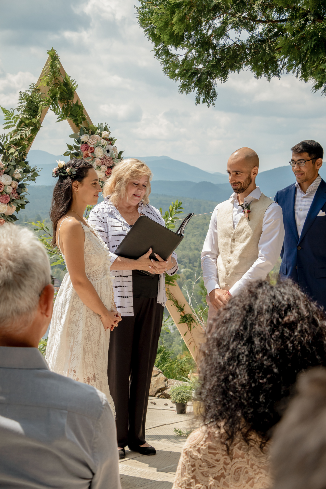 Photographie d'une cérémonie de mariage à Laval