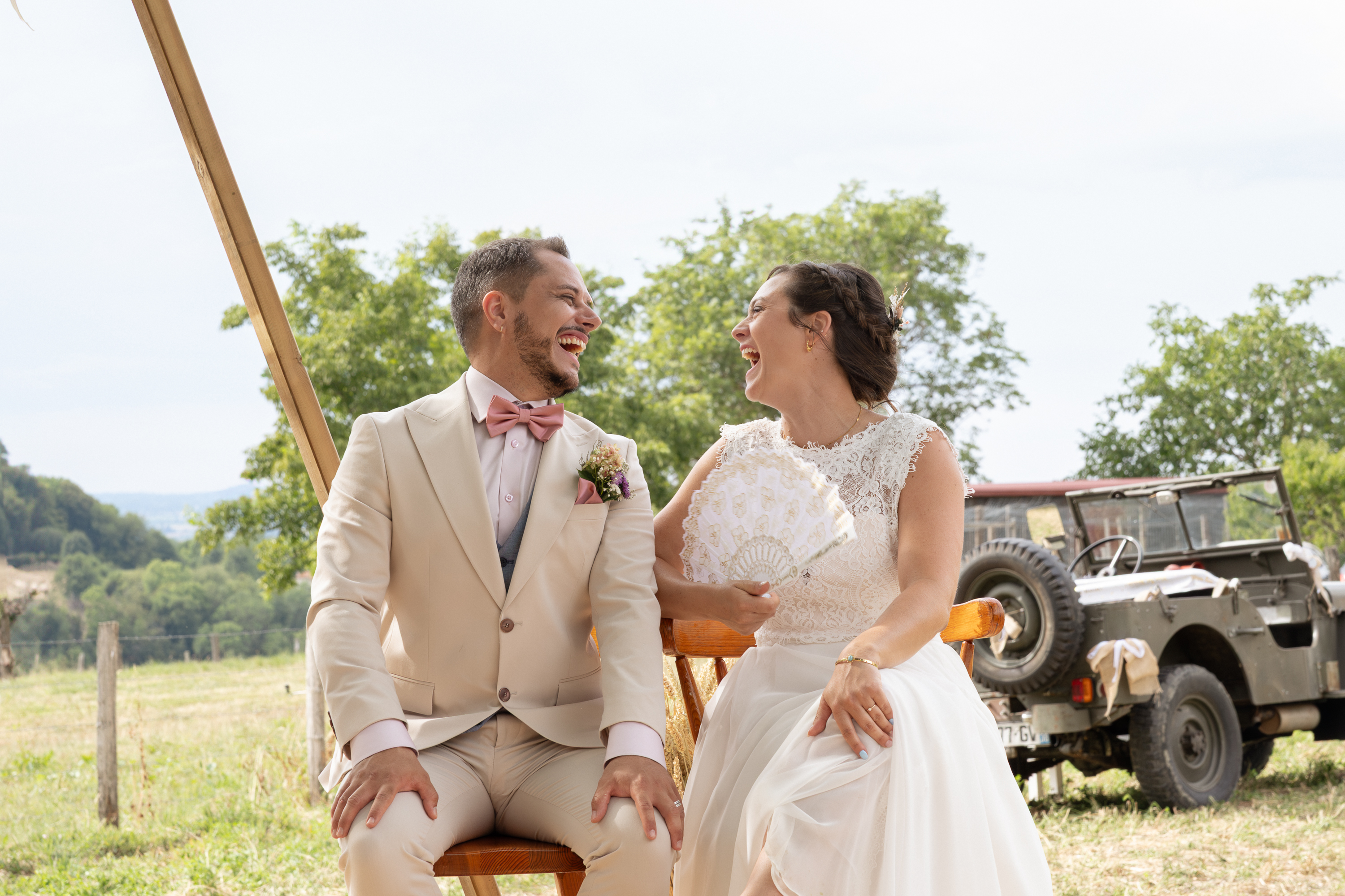 Moment de mariage capturé par une photographe professionnelle
