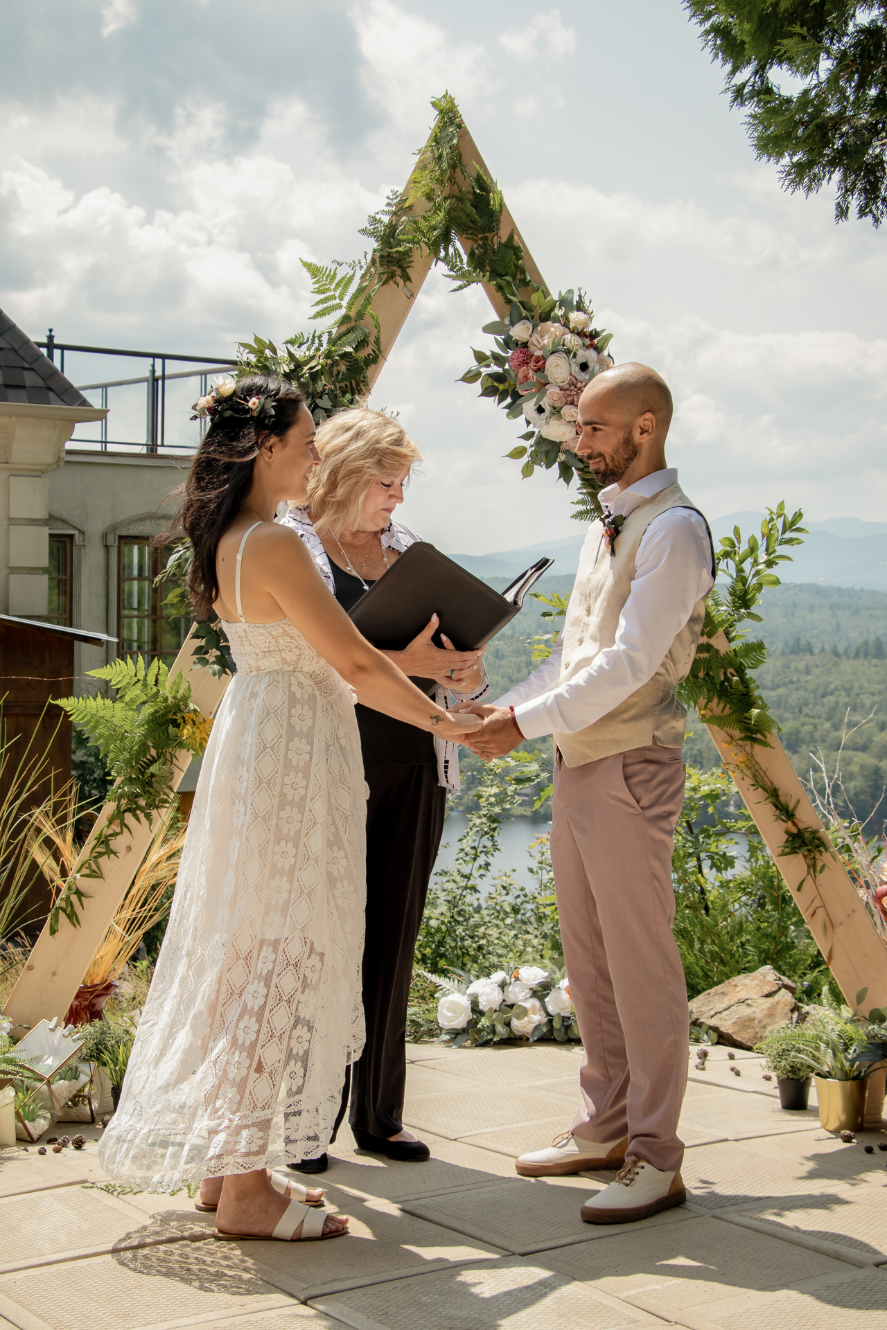 Cérémonie de mariage photographiée par Sophie Chateau Gallon